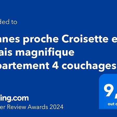 Cannes Proche Croisette Et Palais Magnifique Appartement 4 Couchages Exteriér fotografie